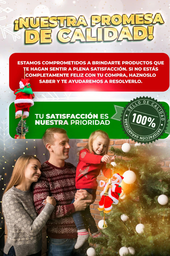 🎅 PAPA NOEL ESCALADOR🎅 + ENVÍO GRATIS.