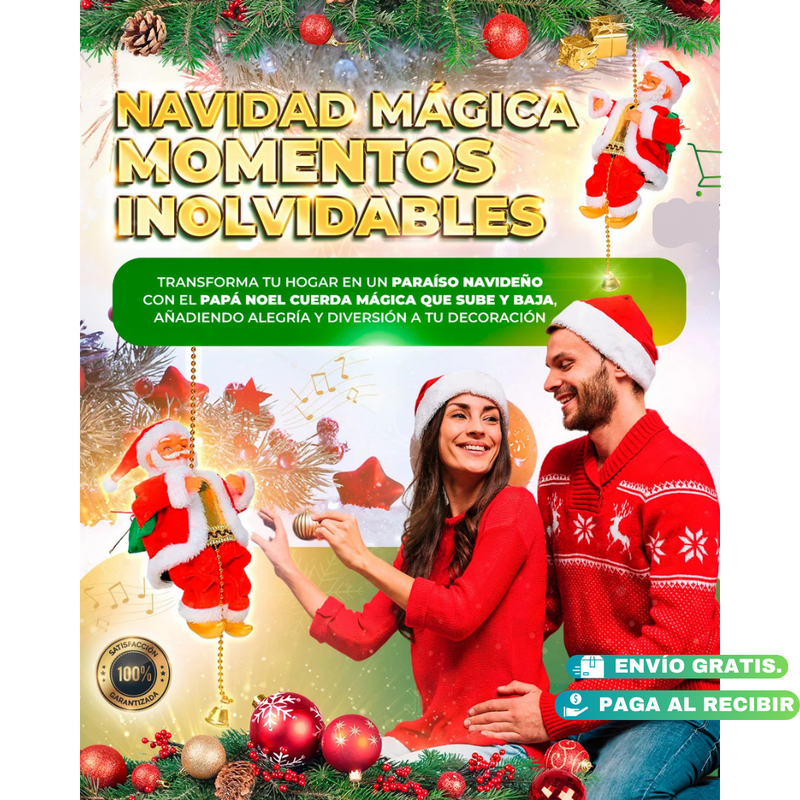 🎅 PAPA NOEL ESCALADOR🎅 + ENVÍO GRATIS.