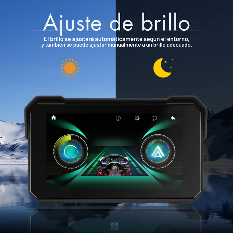 Radio Pantalla Para Motocicleta | Android & CarPlay